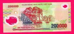 Vietnam 200 000 Dong MIX YEAR Polymer UNC (TK 18 860) ÇİL