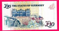 Guernsey 10 Pound ND 2015 P 57 d UNC (TK 18 872) ÇİL