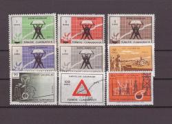 1969 Kalkınan Türkiye Konulu Sürekli Seri Şarniyerli Tam Seri Pul - TD32