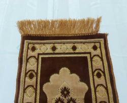 Eski Seccade - Kadife Seccade - Çocuk Seccadesi - NAdir Boy - Yoga Mat - Duvar Halısı - SCZ