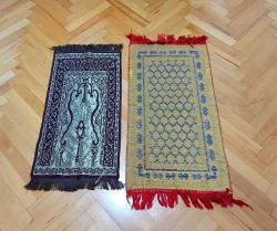 Eski Seccade - Kadife Seccade - Çocuk Seccadesi - NAdir Boy - Yoga Mat - Duvar Halısı - 2 Adet - SC2