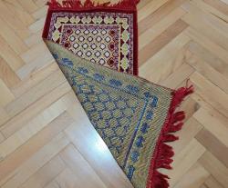 Eski Seccade - Kadife Seccade - Çocuk Seccadesi - NAdir Boy - Yoga Mat - Duvar Halısı - 2 Adet - SC2