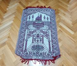 Eski Seccade - Kabe Resimli  - Yoga Mat - Halı - Duvar Halısı - SCM