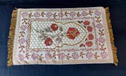 Eski Seccade - Nadir Tasarım - Çiçek desenli - Yoga Mat - Duvar Halısı