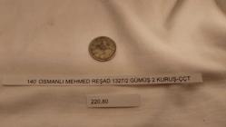 PARA,OSMANLI DÖNEM MEHMET REŞAT 1327/2 GÜMÜŞ 2 KURUŞ 105