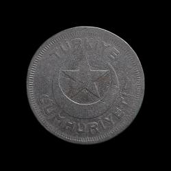 10 Kuruş 1936, KM#863, XF-45, ÇÇT