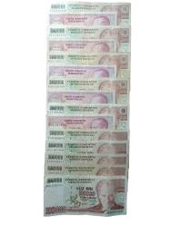 7. Emisyon 100.000 ve 100 Türk Lirası  Harf Serili 15 Adet Koleksiyon Kağıt Para.