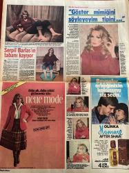 HAFTA SONU GAZETESİ DOĞUM GÜNÜ HEDİYESİ  ( Turkish Newspaper ) - 6 OCAK 1978 -TAM TAKIM 12 SAYFADIR -Aydemir Akbaş-Mete inselel-Cevat Kurtuluş-Lale Çağlar-Barış Manço-Ajda Pekkan-Gönül Yazar-Sinan Bilsel-Sibel Egemen-Vedat Saygıer-Kubilay Çelik-Selahattin Kolçak-Sevilay Şen-Sadettin Ökten-Hayri Aksoy-Filiz Akın-Tayfun Yüce-Tarık Aktuğ-Ünal Kutlalı-Sibel Ergener Gönül Yazar Gelinlik Giyecek mi-Serpil Özdemir-Banu Manço-İlhan İrem-Sezen Aksu-Sibel Alaçam-Leyla Özalp-Aynur Aydan-Nazan Şoray-Prens Charles-Barbara Cartland-Neşe Karaböcek-Dilek Bubilbaşı-Gülsen Bubilbaşı-Onlarda Melek Bizde Kelek-Dargınlar Apartmanı’nın 4 Sakini-Bu Çamurlu Saçlar Artık Mizanpli-Su Tedavisi Çare mi-Sarpil Barlas’ın Tabanı Kayiyor-Göster Mimiğini Söyleyeyim Tipini-Burnum Artık Uğurum Oldu-Meğer 1977’yi Yaşamamışlar Garip Ama Gerçek-Çocukumuz-Bızdıklar-Bastıracak-Yazan ve Çizen: Adnan Egecü