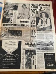 HAFTA SONU GAZETESİ DOĞUM GÜNÜ HEDİYESİ  ( Turkish Newspaper ) - 10 ŞUBAT 1978 -TAM TAKIM 12 SAYFADIR - NİLÜFER KOÇYİĞİT VE BEKİR ÇELENK DÜĞÜNÜ-Tamer Yiğit-Makbule Çelenk-Neco-Oya German-Ayla Algan-Tahsin Albayrak-Aysın Pala-Adnan Menderes-Refik Erduran-Ahu Tuğsuz-Nur Onat-Ayla Gürsoy-Tarık Aktuğ-Tatyana Yıldız-Gina Lollobrigida-Ali Kocatepe-Sevim Emre-Hülya Koçyiğit-Füruzan-Kamil Masaracı-Farah Diba-Karl Konstantin-Anne Marie-Gülşen Bubikoğlu-Bülent Kınay-Doktor Özdemir-Nilüfer muradına erdi-Güzel gelinin hazırlığını güzel abla yaptı-Kaderin oyunu-Ecel Kamacı’nın biricik yavrusunu elinden aldı-Aynı gün Neco için ilk kez baba olma umudu belirdi-Menengit denilen illet-Bu hastalığı Paris’te kaptım-İstanbul sahnelerinde 5 ağır işçi-Ahu TUS’a gidiyor-Saunada hanımlar birbirini ovar-Ne kaçtım ne kaçırdım buradayım ve evlendim-Danıştay’daki amcalar beni sevemediler mi-Kahkaha bilmecesi-Gina artık gizlenmiyor-Sansür’ün kalkmasına evet başıbozukluğa hayır-Bursa’da hamam sefası-Barıştılar-Tatlı