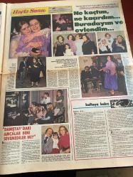 HAFTA SONU GAZETESİ DOĞUM GÜNÜ HEDİYESİ  ( Turkish Newspaper ) - 10 ŞUBAT 1978 -TAM TAKIM 12 SAYFADIR - NİLÜFER KOÇYİĞİT VE BEKİR ÇELENK DÜĞÜNÜ-Tamer Yiğit-Makbule Çelenk-Neco-Oya German-Ayla Algan-Tahsin Albayrak-Aysın Pala-Adnan Menderes-Refik Erduran-Ahu Tuğsuz-Nur Onat-Ayla Gürsoy-Tarık Aktuğ-Tatyana Yıldız-Gina Lollobrigida-Ali Kocatepe-Sevim Emre-Hülya Koçyiğit-Füruzan-Kamil Masaracı-Farah Diba-Karl Konstantin-Anne Marie-Gülşen Bubikoğlu-Bülent Kınay-Doktor Özdemir-Nilüfer muradına erdi-Güzel gelinin hazırlığını güzel abla yaptı-Kaderin oyunu-Ecel Kamacı’nın biricik yavrusunu elinden aldı-Aynı gün Neco için ilk kez baba olma umudu belirdi-Menengit denilen illet-Bu hastalığı Paris’te kaptım-İstanbul sahnelerinde 5 ağır işçi-Ahu TUS’a gidiyor-Saunada hanımlar birbirini ovar-Ne kaçtım ne kaçırdım buradayım ve evlendim-Danıştay’daki amcalar beni sevemediler mi-Kahkaha bilmecesi-Gina artık gizlenmiyor-Sansür’ün kalkmasına evet başıbozukluğa hayır-Bursa’da hamam sefası-Barıştılar-Tatlı