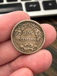 PERU İLK CUMHURİYET 1864 YILI 2 SENTAVO