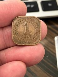 MALAYA 1943 YILI 1 CENT