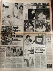 HAFTA SONU GAZETESİ DOĞUM GÜNÜ HEDİYESİ  ( Turkish Newspaper ) - 14 NİSAN 1978 -TAM TAKIM 12 SAYFADIR -Ziya Müezzinoğlu-Ajda Pekkan–Emel Sayın–Filiz Akın–Ferdi Tayfur–Sadi Çolpan–Kerem Çolpan–Sezgi Sezgin–Nilgün İsik–Tarık Akan–Ermel Sayın–Prenses Banu–Cüneyt Arkın–Betül Arkın–Esen Ateş–Süleyman Pekin–Ece Altın–Fikri Aykut–Kubilay Çelik–Esen Gül–Filiz Akun–Tamer Yiğit–Aysun Güven–Seçil Heper–Seren Çinkıllı–Ümit Çileker-Prenses Banu-Aysun Güven-Bahar erdeniz-Zeki Müren-Neco-Gökben-Ayhan Işık-Serap Işık-Çolpan İlhan-Kerem Alışık-Göksel Arsoy-Aşkım Arsoy-Ajda Pekkan–Emel Sayın–Filiz Akın–Ferdi Tayfur–Sadi Çolpan–Kerem Çolpan–Sezgi Sezgin–Nilgün İsik–Tarık Akan–Ermel Sayın–Prenses Banu–Cüneyt Arkın–Betül Arkın–Esen Ateş–Süleyman Pekin–Ece Altın–Fikri Aykut–Kubilay Çelik–Esen Gül–Filiz Akun–Tamer Yiğit–Aysun Güven–Seçil Heper–Seren Çinkıllı–Ümit Çileker-Maliye Bakanı fena bastırıyor–Sanat ağalarına savaş–Halkın tepkisi büyük oldu–Artist evlerinde anarşi korkusu–Anne-baba sanatçılar panik iç