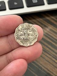 İNGİLİZ HİNDİSTANI 1936 YILI 1 ANNA