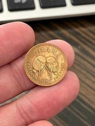 GANA 1967 YILI 1/2 PESEWA