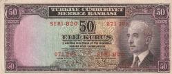 Koleksiyon Ürünü 2.Emisyon İnönü 50 Kuruş (Batan gemi) Tedavüle Girmemiş Paradır