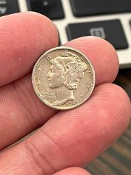 ABD 1945 YILI 1 DİME GÜMÜŞ