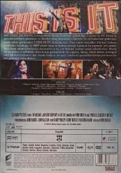 MICHAEL JACKSON'S THIS IS IT 2 DİSK DVD FİLM ORJİNAL 2.EL DVD ( 9532