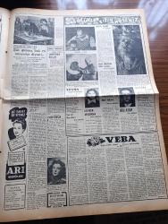 Vatan Gazetesi - Turkish Newspaper - 12 Kasım 1953 - vazifeli millet yazan Ahmet Emin Yalman Başmakale - Ankara'da Atatürk'e sevgi gösterisi yapan gençler Ulus meydanında toplandı fotoğraf - ihtikarı önlemek için tedbirler alınacak - Sümerbank 20 milyon liralık manifatura ithal ediyor - eroin malzemesi yakalandı fotoğraf - İtalya başbakanı Guiseppe Pella bugün geliyor - Eisenhower Atatürk ilham kaynağıdır dedi - Sevgi gösterisine gelen Celal Bayar gençlerin arasında fotoğraf - Pakistan Amerika'ya üsler verecek - Millet Partisi şahitlerinden bazısı dinlendi fotoğraf - Merzuka Ve Sedat Akçam'ın duruşması başladı fotoğraf - Truman ithamları reddediyor - güreşte Türkiye isveç'i 5-3 yendi - Hidiv köşkü kiraya verilecek - Galatasaray lisesi'nde Fransız Kulübü - İstanbul kapılarında fethin büyük tarihi romanı yazan Feridun Fazıl Tülbentçi Yazı Dizisi - çocuklar sizin köşeniz - Atatürk ve Ülkü fotoğraf - Veba yazan Albert Camus çeviren Oktay Akbal Yazı Dizisi - Beşiktaş Emniyeti 3 0 yendi