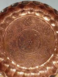 Dövme Bakır Kalem işçilikli Tabak