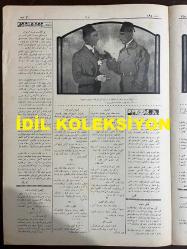 Osmanlıca Akbaba Mizah Dergisi-Gazetesi, Orijinal Dönem Basım, (Ottoman Magazine-Newspaper) - 16 Ekim 1924 - Sayı: 195 - Rumi: 16 Teşrin-i Evvel 1340 - Karikatürist Ramiz Gökçe'nin Musul Meselesini Konu Aldığı Çalışması: 