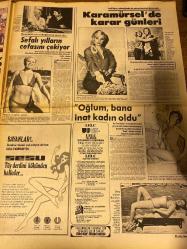 HAFTA SONU GAZETESİ DOĞUM GÜNÜ HEDİYESİ  ( Turkish Newspaper ) - 16 HAZİRAN 1978 -TAM TAKIM 12 SAYFADIR -Nur Ay-Emel Aydan-Yılmaz Güney-Hülya Tuğlu-Nil Burak-Serpil Barlas-Doğan Canku-Şevket Adlı-Nükhet Duru-Hülya Koçyiğit-Filiz Akın-Mine Mutlu-Seçil Heper-Kenan Erkal-Ardan Şensal-Mehmet Can-Yılmaz Güney-Küçük Şaban-Hülya Tülin-Yaşar Özel-Nazan Şoray-Şevket Altuğ-Nükhet Duru-Tayyar Yıldız-Nazan Berk-Hüseyin bin Talal-Zeynep Kraliçe Ana-Hülya Pakkan-İlhan Daner-Aysel Erim-Diana Dors-Jose Feliciano-Maria Antoinette-Tilda Ajans-Erol Evgin-Ajda Pekkan-Hülya Koçyiğit kayıp-Hülya Avrupa’da gizli bir tedavide-Bu süre içinde tam 5 kilo verdi ama şimdi huzurlu-Filiz Akın Kıbrıs’tan gözleri yaşlı döndü-Barış harekâtı günlerini tekrar yaşadı-Sefalı yılların cefasını çekiyor-Karamürsel’de karar günleri-Oğlum bana inat kadın oldu-Cezaevi cennet mahkûmluk piyango-Benim daha ne marifetlerim var-Bir garip arkadaş-Kıvırcık kardeşler-Şükürler olsun yakayı kurtarıyorum-Krallar da kara sever-Damdaki fotoğ