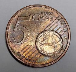 AVUSTURYA 2002 5 EURO CENT #2