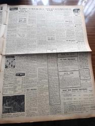 Vatan Gazetesi - Turkish Newspaper - 12 Haziran 1958 - köklü ıslahata doğru yazan Ahmet Emin Yalman Başmakale - Anıtkabir'de bugün miting var fotoğraf - gençlik Kıbrıs'ın Türk olduğunu atasının huzurunda haykıracak - lefkoşeli Türk analar da Dün mücadeleye katıldılar - Kıbrıs'ta 300'den fazla Türk genci tevkif edildi - Papa Eftim Makarios bir lanettir dedi - hava deniz ve demiryolları navlunlarına zam yapıldı - Gazı bakkallar dağıtacak - Yandan akıyor yandan yazan Adnan Veli Yazı Dizisi - İzmir fuarına bu yıl 19 devlet iştirak edecek - De Gaulle asilere dün ilk ultimatomu verdi - hani altın düşecekti yazan Oktay Akbal - İstanbul'da sinema programı - Beşiktaş İstanbulspor'a kudretini gösterdi 4 2 fotoğraflar - Galatasaraylı Suat Mamat'a masaj yapılırken fotoğraf - 1958 dünya futbol kupası - İngiltere 0 Brezilya 0 - Yugoslavya 3 Fransa 2 - Türkgücü Kupası boks maçları - Lübnan topçusunun ateşi Trablusşam kalesini yıktı - Malenkof'un öldürüldüğü söyleniyor - Baki Süha Ediboğlu