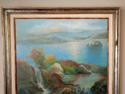 YAĞLI BOYA MANZARA TABLO 94 İMZALI ,KOLEKSİYONLUK.