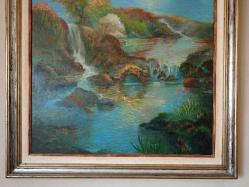 YAĞLI BOYA MANZARA TABLO 94 İMZALI ,KOLEKSİYONLUK.