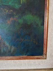 YAĞLI BOYA MANZARA TABLO 94 İMZALI ,KOLEKSİYONLUK.