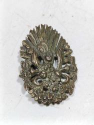 K39----ANTİKA PİRİNÇ KEMER TOKASI