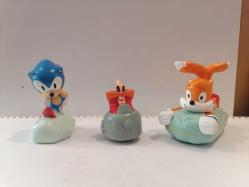 Figür - Sonic Burger King 1998 3'lü Takım