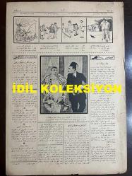 Osmanlıca Akbaba Mizah Dergisi-Gazetesi, Orijinal Dönem Basım, (Ottoman Magazine-Newspaper) - 24 Ocak 1924 - Sayı: 119 - Rumi: 24 Kanun-i Sani 1340 - Hicri: 17 Cemaziyelahir 1342 - Karikatür: 