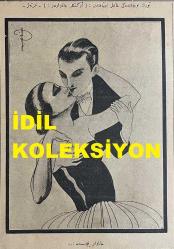 Osmanlıca Akbaba Mizah Dergisi-Gazetesi, Orijinal Dönem Basım, (Ottoman Magazine-Newspaper) - 24 Ocak 1924 - Sayı: 119 - Rumi: 24 Kanun-i Sani 1340 - Hicri: 17 Cemaziyelahir 1342 - Karikatür: 