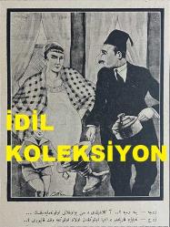 Osmanlıca Akbaba Mizah Dergisi-Gazetesi, Orijinal Dönem Basım, (Ottoman Magazine-Newspaper) - 24 Ocak 1924 - Sayı: 119 - Rumi: 24 Kanun-i Sani 1340 - Hicri: 17 Cemaziyelahir 1342 - Karikatür: 