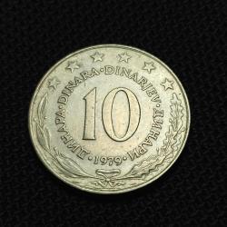 Yugoslavya 10 Dinar 1979