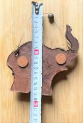 FİL TEMALI DUVAR SÜSÜ SERAMİK KAPI SÜSÜ