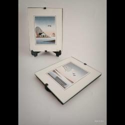 Orijinal Çerçeveli İllüstrasyon Baskı Çifti