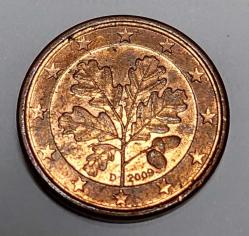 ALMANYA 2009 1 EURO CENT #2