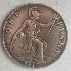 İNGİLTERE  1921  1 PENNY