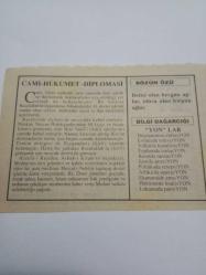 21 Şubat 1995-Orijinal Takvim Yaprağı-Doğum Günü-Söz,Nişan,Nikâh,Düğün ve Önemli Günler Hediyesi-Fatih Hak ve Hizmet Vakfı-Ayet/Hadis(Bakara:262)- Cami-Hükümet-Diplomasi -Sözün Özü-''Yon''Lar