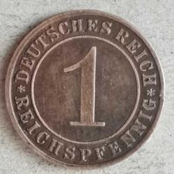 ALMANYA  1936 F   1 REICHSPFENNİG