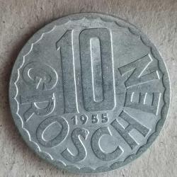 AVUSTURYA  1955  10  GROSCHEN