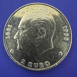 Türkiye 500.000 Lira, 1998 500 000 Lira = 2 Euro. Şeffaf Koruma Kapamasında. Çil. 12660 Adet Basım.
