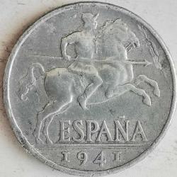 İSPANYA 1941  10  CENTİMOS