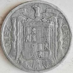 İSPANYA 1941  10  CENTİMOS