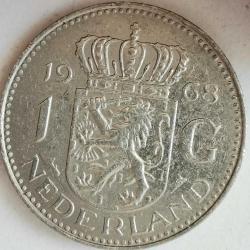 HOLLANDA  1968   1  GULDEN