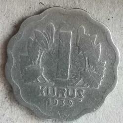 TÜRKİYE  1939   1   KURUŞ
