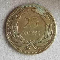 TÜRKİYE  1949    25   KURUŞ